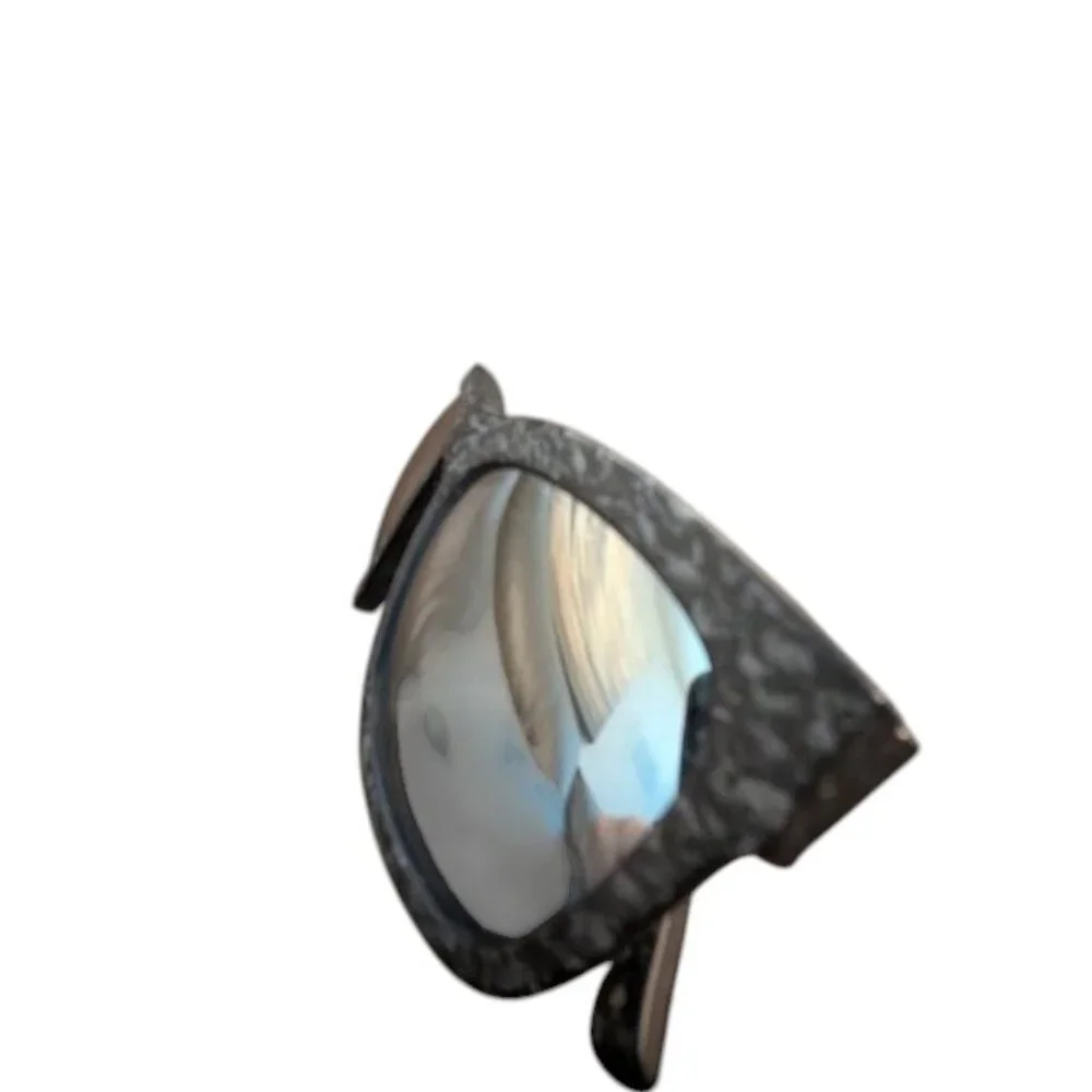3.1 Phillip Lim x Linda Farrow PI40 56mm Grey Acetate Blue Lens Sunglasses